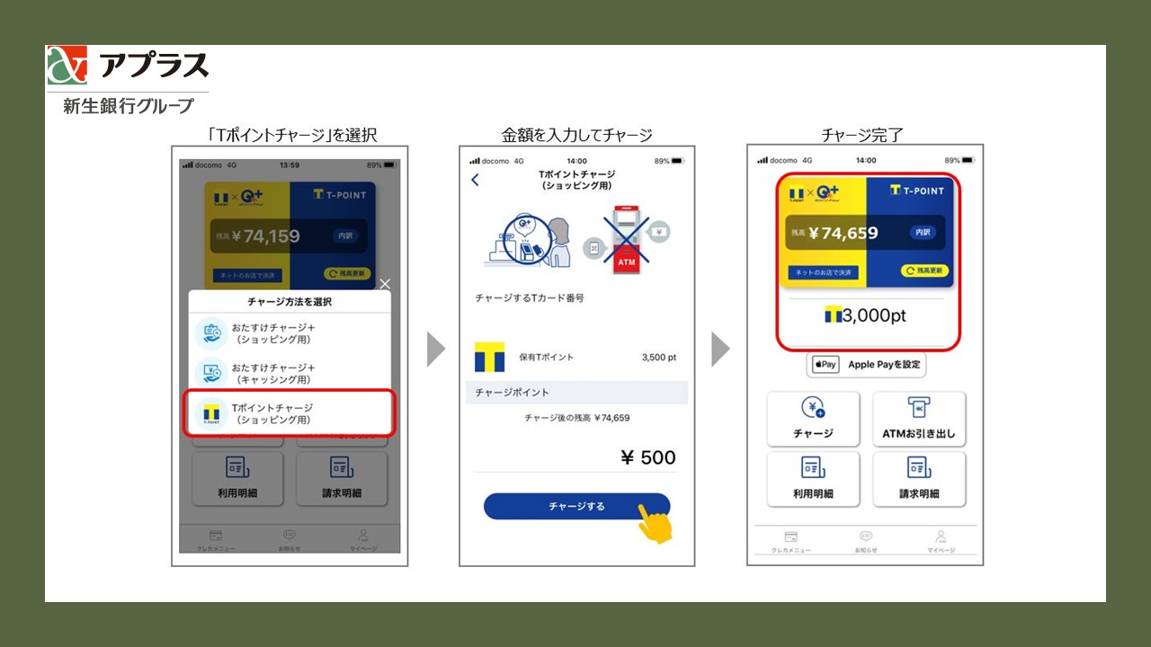 アプラス、後払い型決済アプリでTポイントチャージ機能追加 | NCB Library 金融・決済の ”なぜ?!” が見える