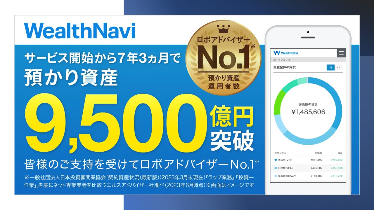 預かり資産9,500億円突破 | NCB Library 金融・決済の ”なぜ?!” が見える